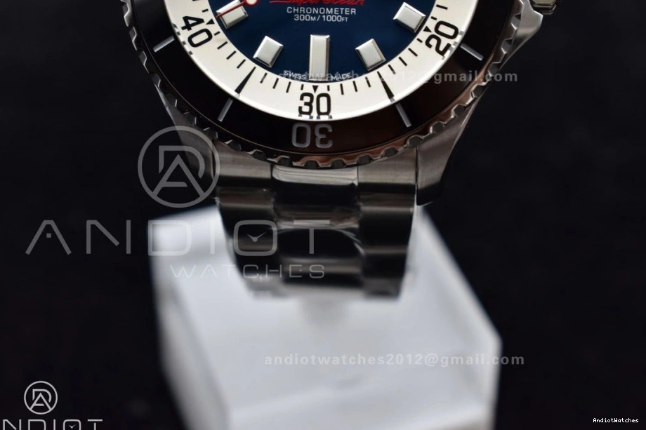 481 Automatic A Best Blue on Dial 1:1 TF Bracelet White SuperOcean AllSeason Edition SS 44 0519